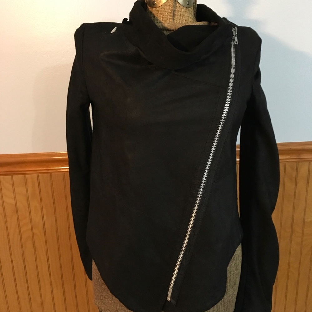 gorgeous black Muubaa leather jacket